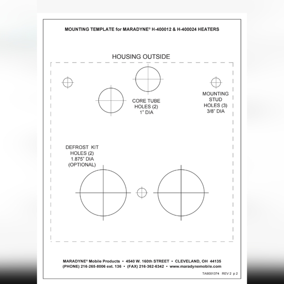 FLOOR MOUNT HEATER FOR BAD BOY BUGGY, POLARIS, OR TRACTOR - Picture 6 of 9